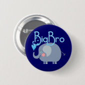 Elephant Big Bro Button (Vorne & Hinten)