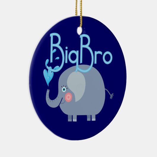 Elephant Big Bro Keramikornament (Rechts)