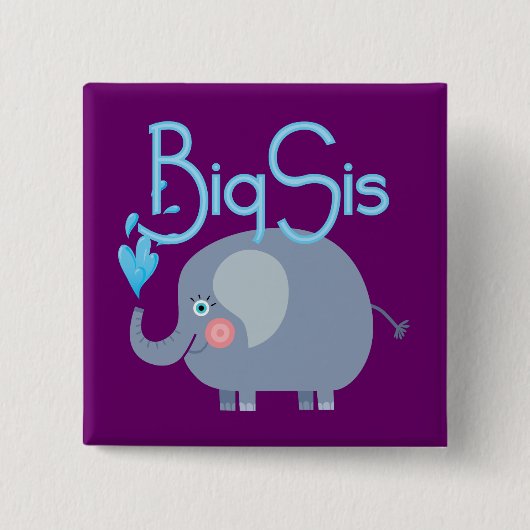 Elephant Big Sis Button (Vorderseite)