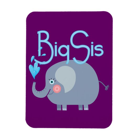 Elephant Big Sis Magnet (Vertikal)