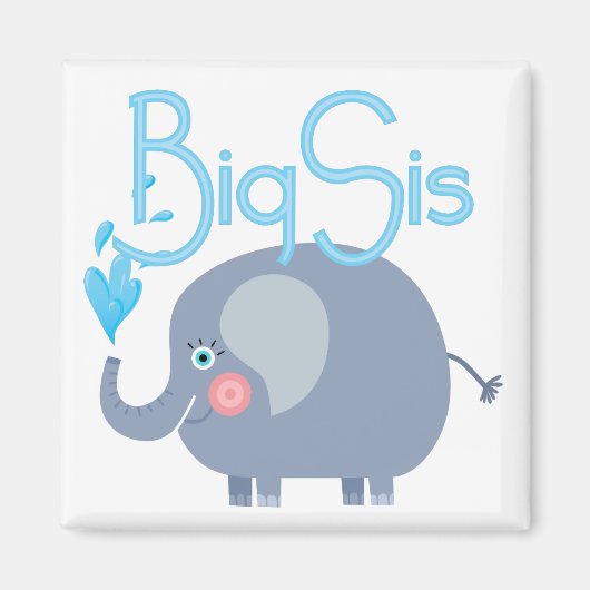 Elephant Big Sis Magnet (Vorne)
