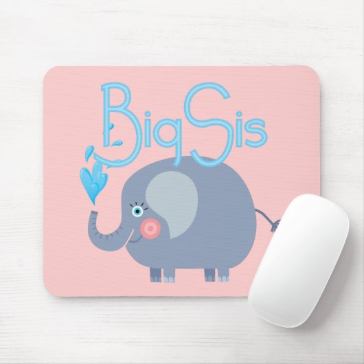 Elephant Big Sis Mousepad (Mit Mouse)