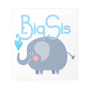 Elephant Big Sis Notizblock