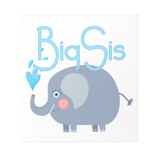 Elephant Big Sis Notizblock (Vorderseite)