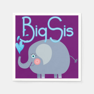 Elephant Big Sis Serviette