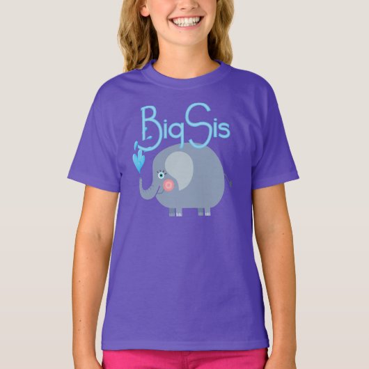 Elephant Big Sis T-Shirt (Vorderseite)