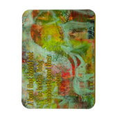 Elephant Bild Magnet mit einer Nachricht! (Vertikal)