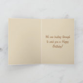 Elephant Birthday Card Karte (Innenseite)