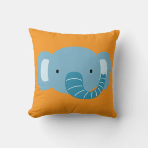 Elephant Birthday Kids Art Kissen