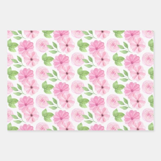 Elephant Birthday Wrapping Paper Sheets Geschenkpapier Set (Vorderseite 3)