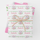 Elephant Birthday Wrapping Paper Sheets Geschenkpapier Set (Beispiel)