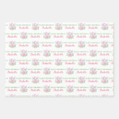 Elephant Birthday Wrapping Paper Sheets Geschenkpapier Set (Vorderseite)