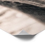 Elephant Black and White Africa Animals Poster (Ecke)