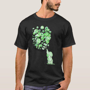 Elephant bläst Grünballons Cerebral Palsy Aw T-Shirt
