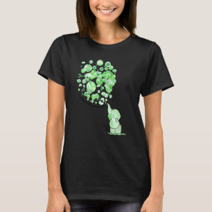 Elephant bläst Grünballons Cerebral Palsy Aw T-Shirt