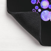 Elephant bläst Lila Löwen Überdosierung Awarene Mousepad (Ecke)