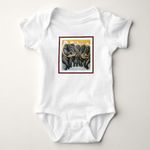 Elephant Blechband Baby Strampler