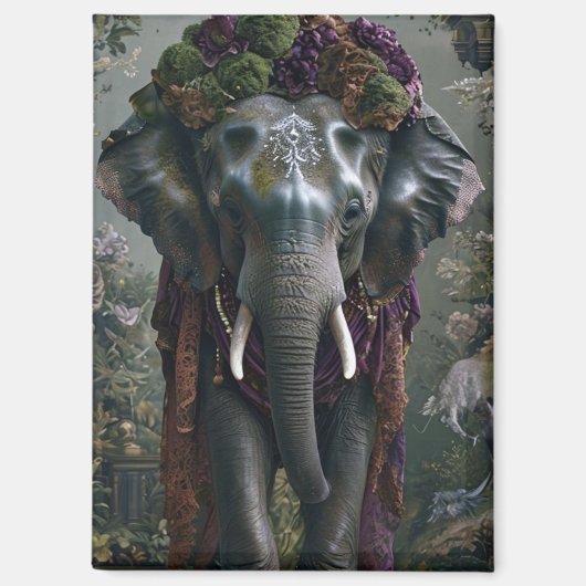 Elephant Blossom Magnet (Vorderseite)