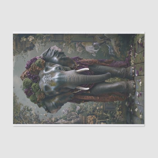 Elephant Blossom Seidenpapier (Vorderseite)