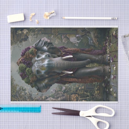 Elephant Blossom Seidenpapier (Handwerk)