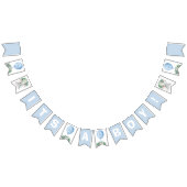 Elephant Blue Balloon Its A Boy Bunting Flags Wimpelkette (Alle)