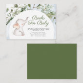 Elephant Blue Boy Green Books for Baby Begleitkarte (Vorne/Hinten)