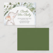 Elephant Blue Boy Grünbücher für Baby Enclosur Begleitkarte (Vorne/Hinten)