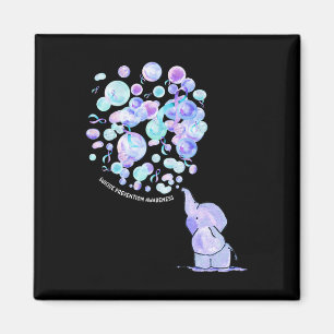 Elephant Blue Lila Lloons Suicide Prevention Awa Magnet