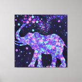Elephant Blume Canvas Print Spring Joy Leinwanddruck (Vorderseite)