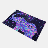 Elephant Blume Doormat - Spring Joy - Willkommen Fußmatte (Schrägansicht)
