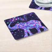 Elephant Blume Paper Untersetzer (angewinkelt)