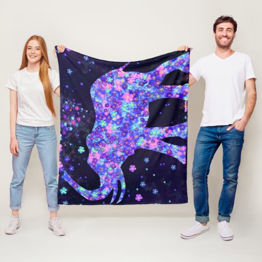 Elephant Blume - Spring Joy Fleecedecke (Beispiel)