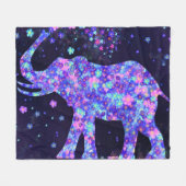 Elephant Blume - Spring Joy Fleecedecke (Vorderseite (Horizontal))