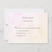 Elephant Boho Chic Coral Baby Shower UAWG RSVP Karte (Rückseite)