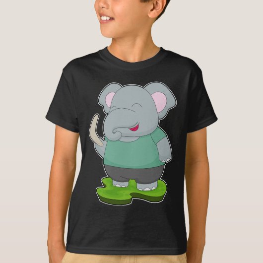 Elephant Boomerang T-Shirt (Vorderseite)