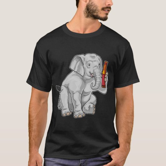 Elephant Bottle Beer T-Shirt (Vorderseite)