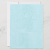 Elephant Boy Sweet Baby Duwer Windelwanne Einladung (Rückseite)