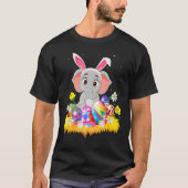 Elephant Bunny Oaster Egg Funny Elephant Oaster S T-Shirt (Vorderseite)