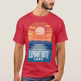 Elephant Butte Lake NM Retro Sunset T-Shirt