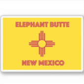 Elephant Butte NM Aufkleber (Vorderseite)