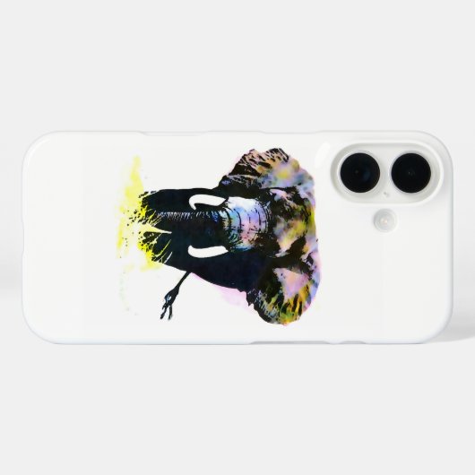 Elephant Case-Mate iPhone Hülle (Rückseite (Horizontal))