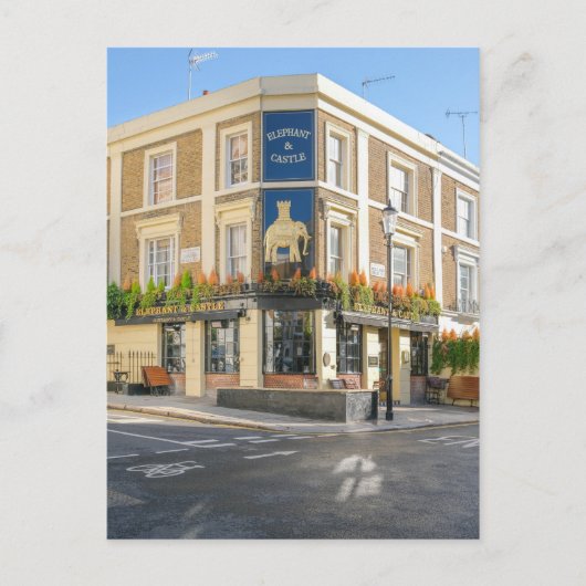 Elephant & Castle, Kensington, London UK Postcard Postkarte (Vorderseite)