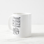 Elephant Challenge Kaffeetasse (Vorderseite Links)