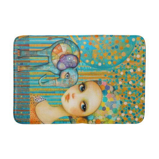 Elephant Charm Badematte (Vorderseite)