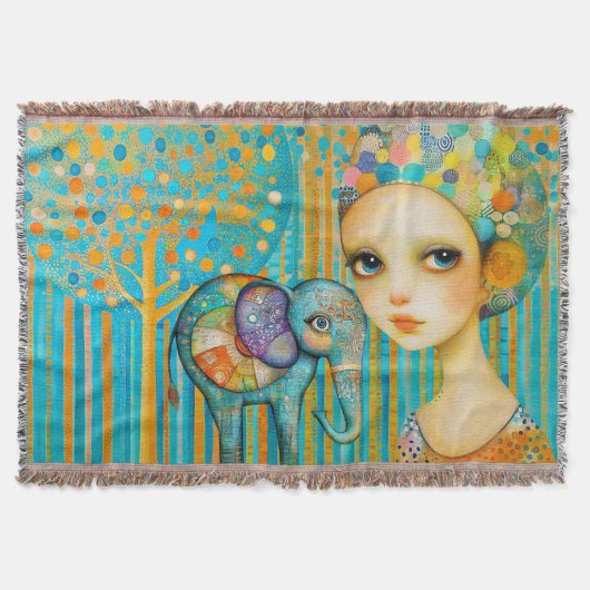 Elephant Charm Decke (Vorderseite)