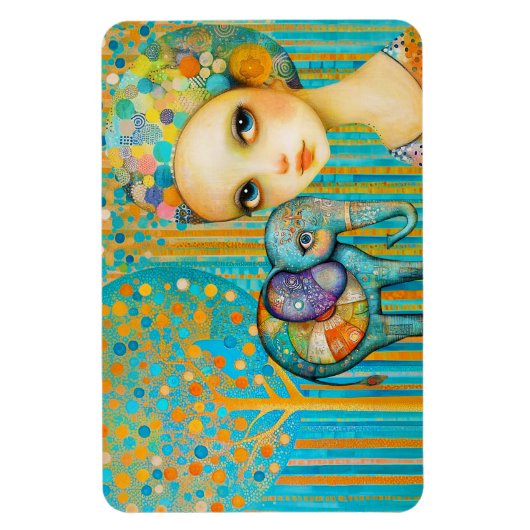 Elephant Charm Magnet (Vertikal)