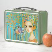 Elephant Charm Metall Brotdose (Beispiel)