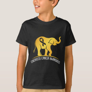 Elephant Childhood Cancer Awareness Ribbon Krieger T-Shirt