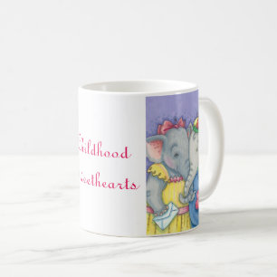 Elephant Childhood Sweethearst LIEBE TASSE *Anpass