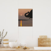 Elephant, Chitwan National Park, Nepal Poster (Küche)